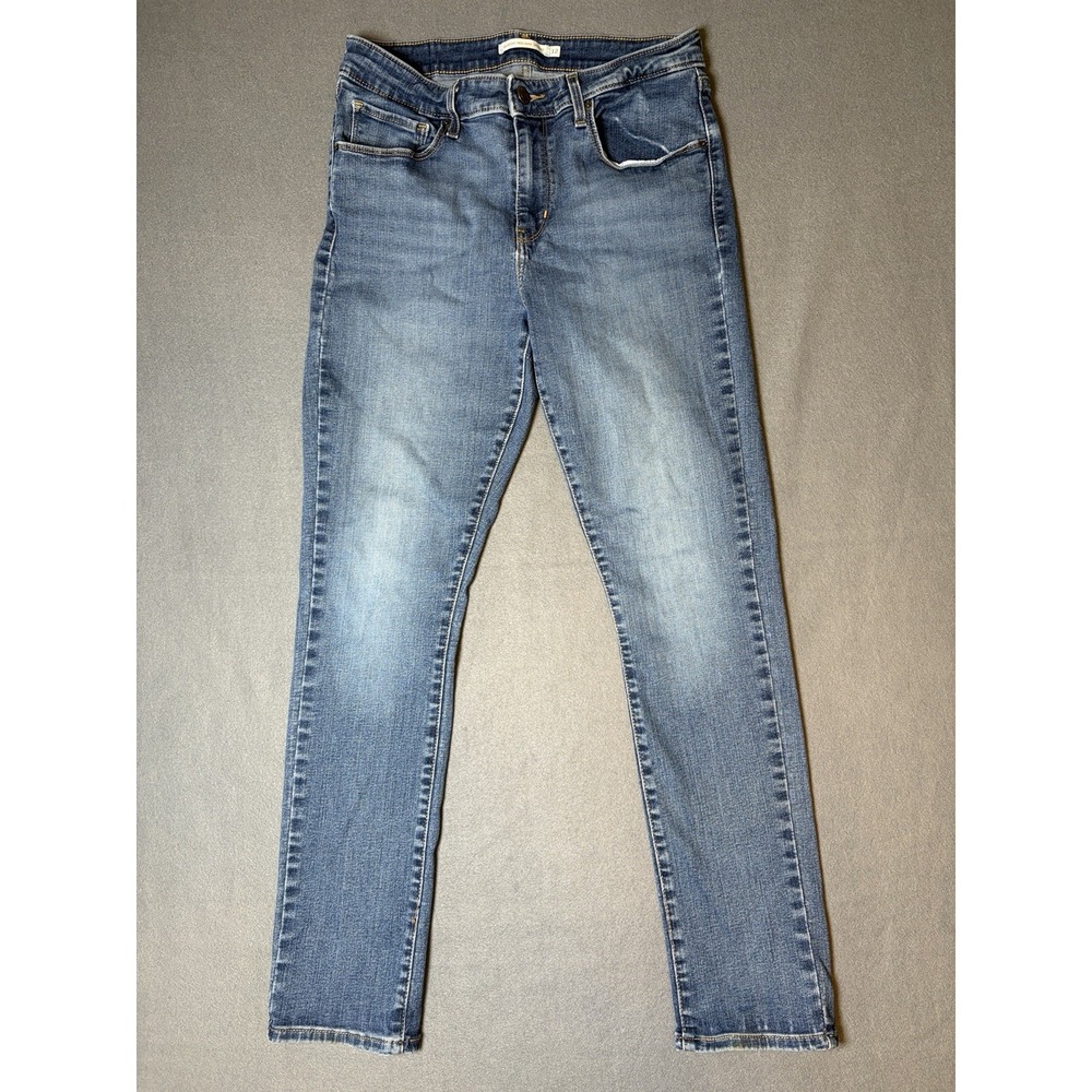 Levi's Classic Mid Rise Medium Wash Skinny Denim Jeans Women's Size 12